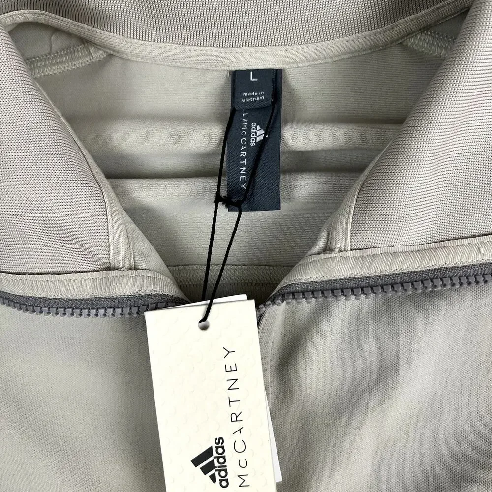 Adidas X Stella McCartney TrueCasuals Track Jacket Womens L Gobi New - Picture 4 of 14
